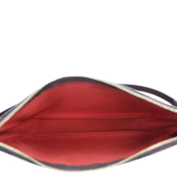 Louis Vuitton  Pochette Accessoires Damier Ebene Pouch Brown - Picture 11 of 13